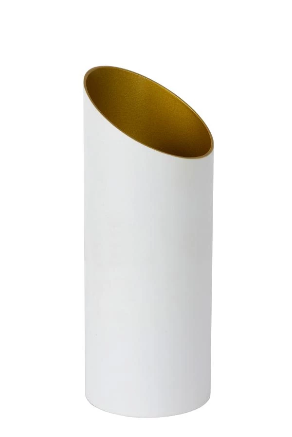 Lucide QUIRIJN - Lampe de table - Ø 9,6 cm - 1xE27 - Blanc - UIT